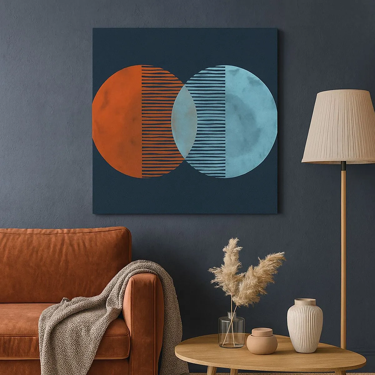 Bild auf Leinwand - Leinwandbild - Astronomische Fantasie - 30x30 cm