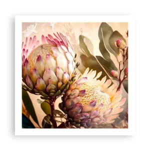 Poster - Zärtlich umarmt - 60x60 cm