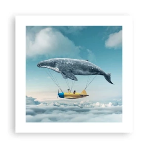 Poster - Warum nicht? - 40x40 cm