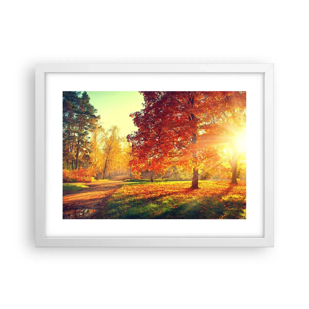 Poster in einem weißen Rahmen - Unhöflich ist schön - 40x30 cm