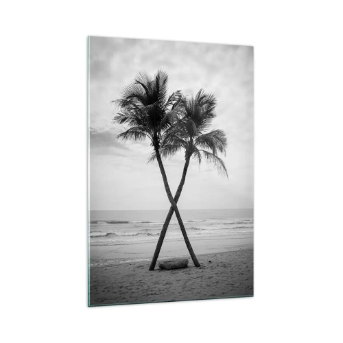 Glasbild - Bild auf glas - Sie spürte eine Präsenz - 70x100 cm