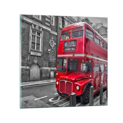 Glasbild - Bild auf glas - Immer gleich - 40x40 cm