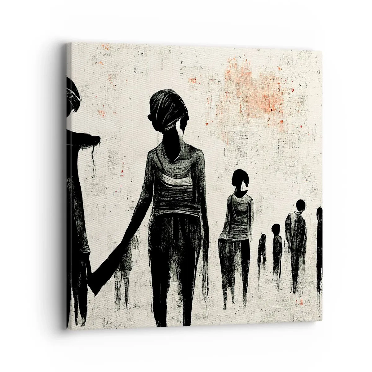 Bild auf Leinwand - Leinwandbild - Gegen die Einsamkeit - 40x40 cm