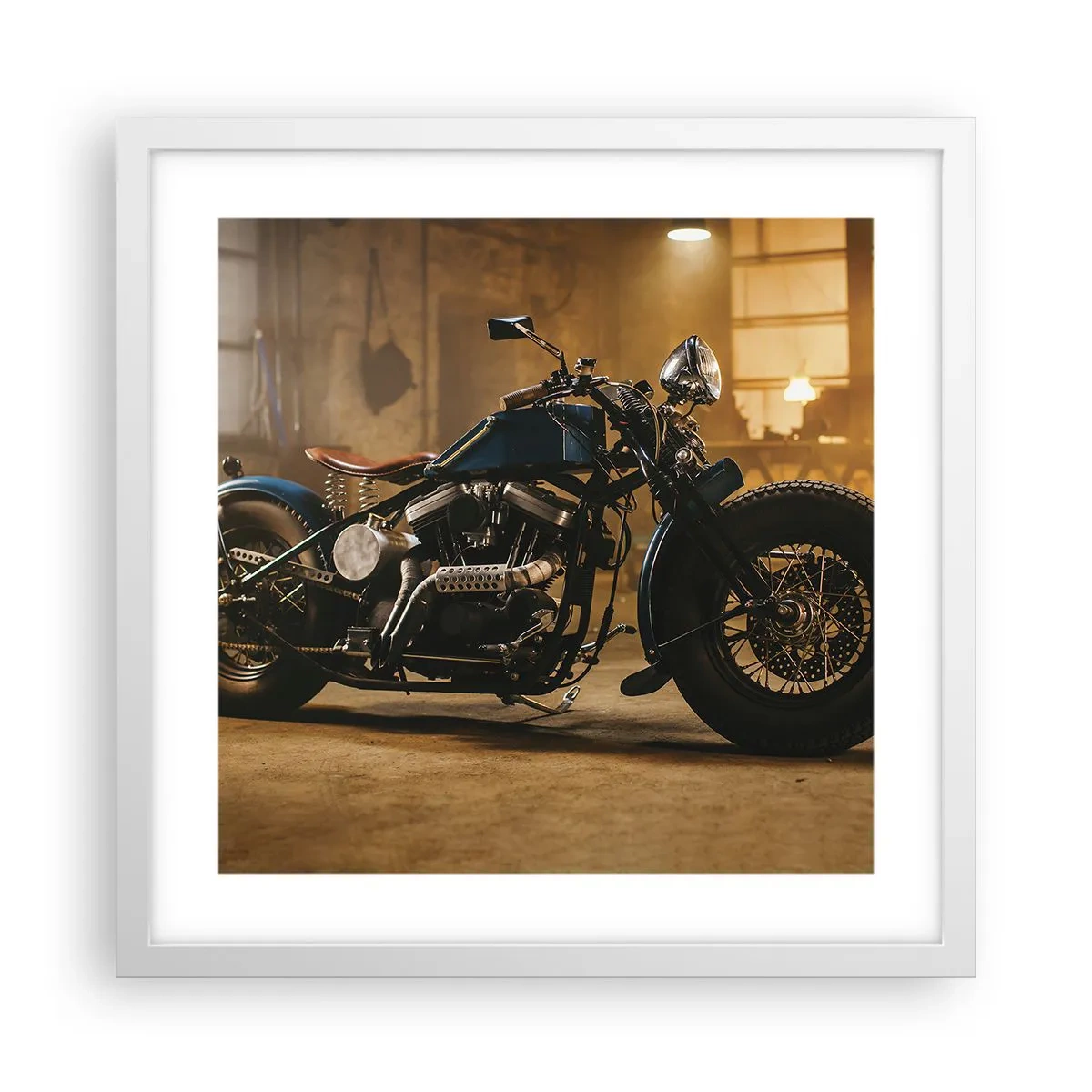 Poster in einem weißen Rahmen - Ich kann alles  - 40x40 cm