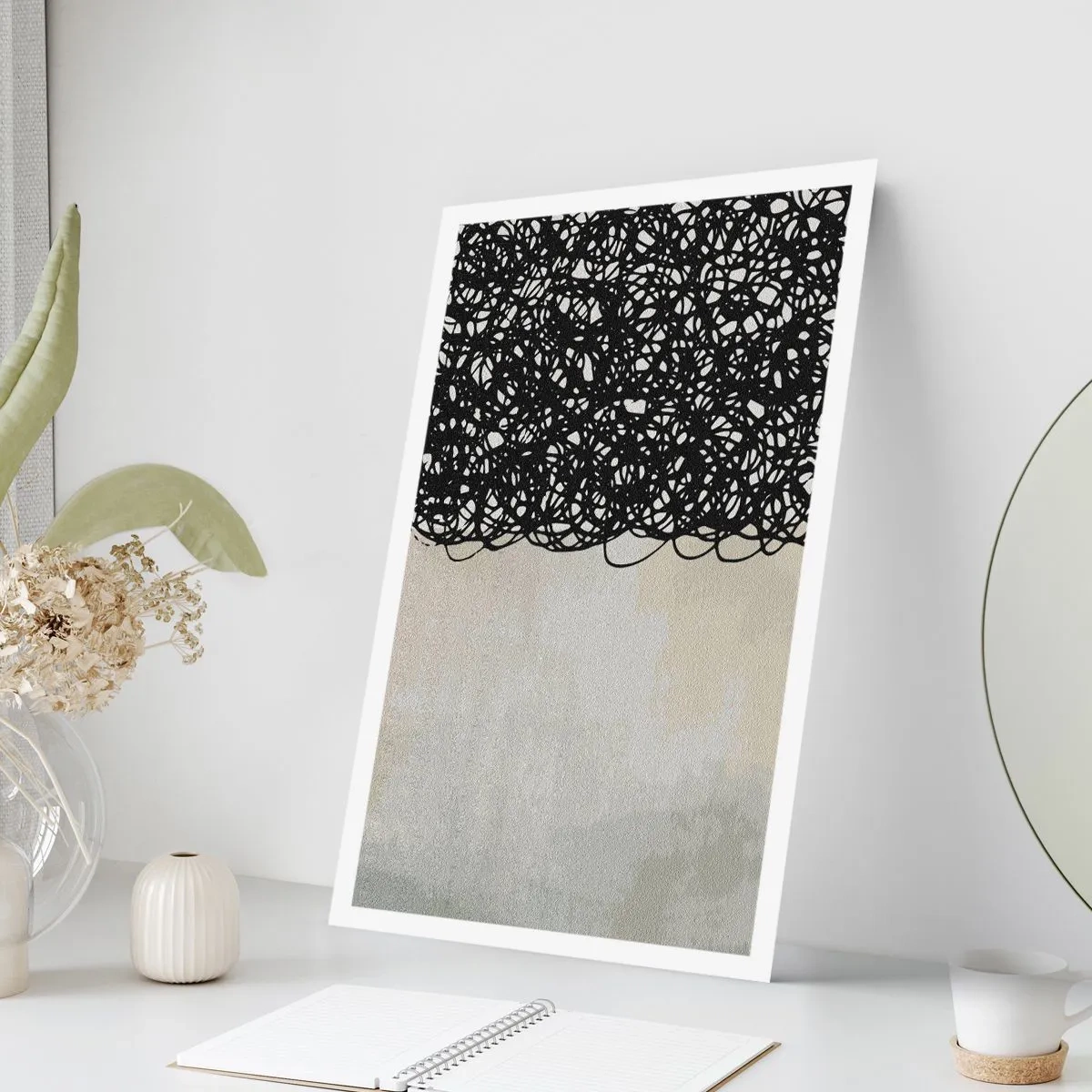 Poster - Turbulente Abstraktion - 30x40 cm