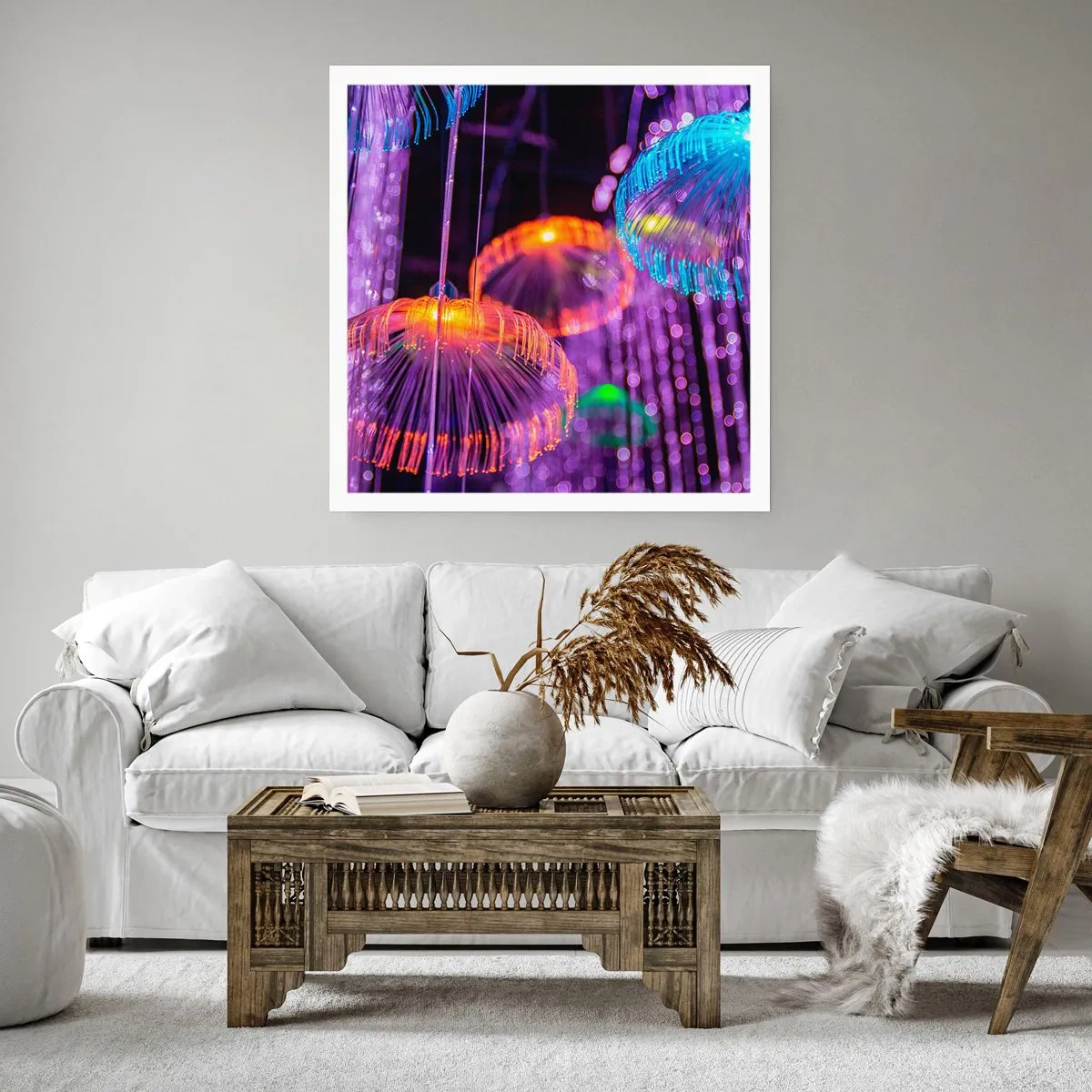 Poster - Lichtbrunnen - 30x30 cm