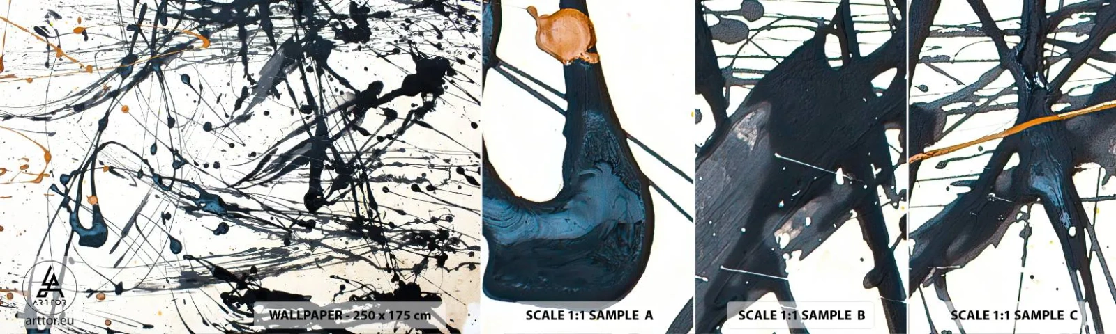 Fototapetenmuster Standard Eco - Sinn machen oder keinen Sinn machen? - Abstraktion, Grafik, Stück - 100x30 cm
