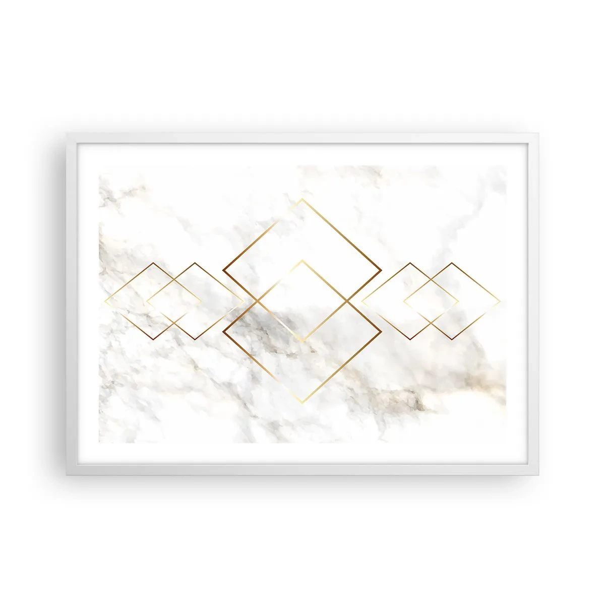 Poster in einem weißen Rahmen - Ein Blick in die Unendlichkeit - 70x50 cm