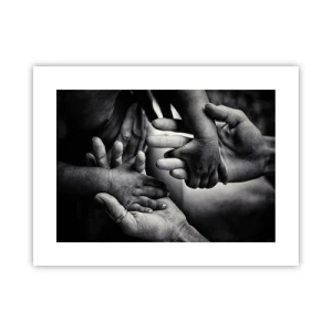 Poster - Mensch sein - 40x30 cm