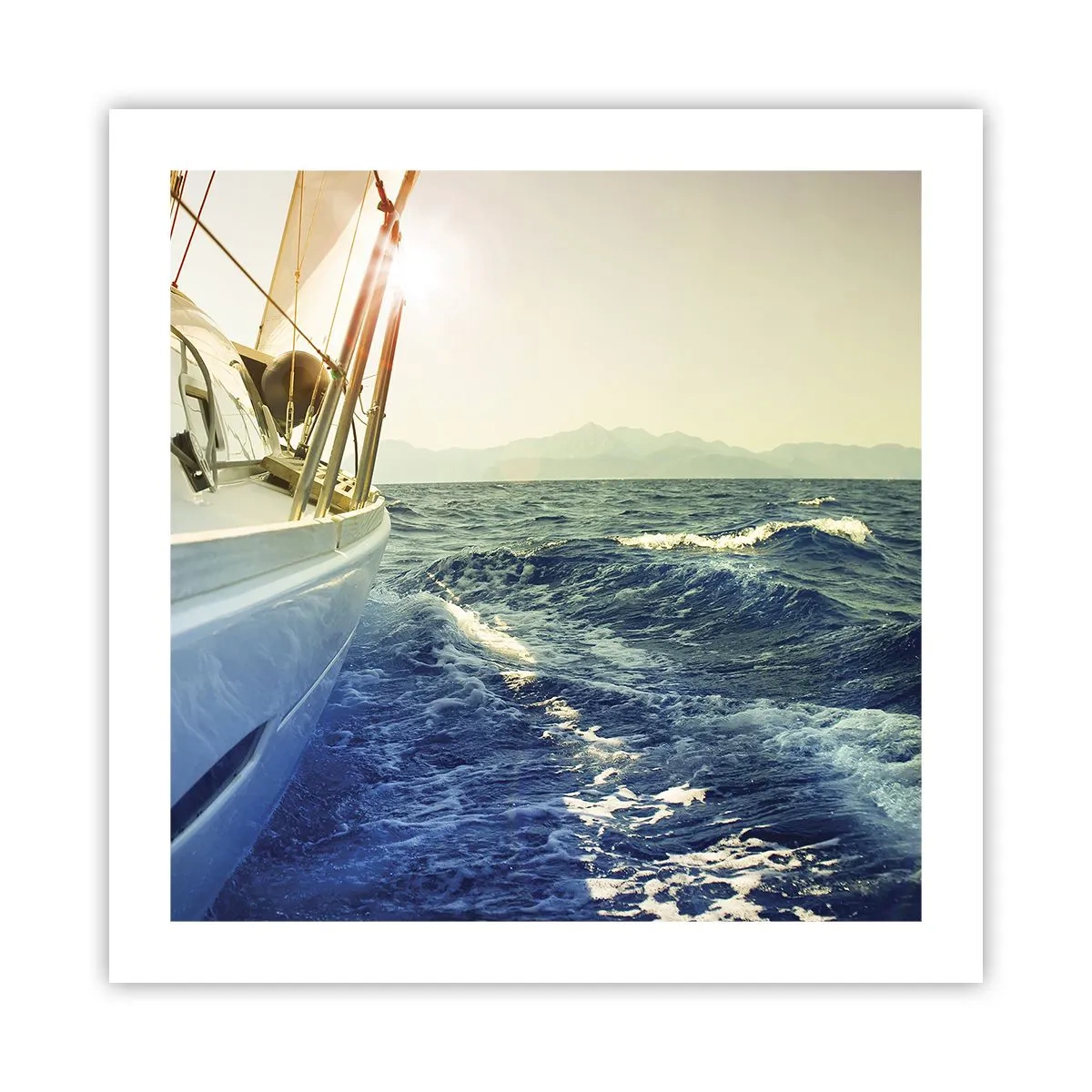 Poster - Auf ins Abenteuer - 50x50 cm