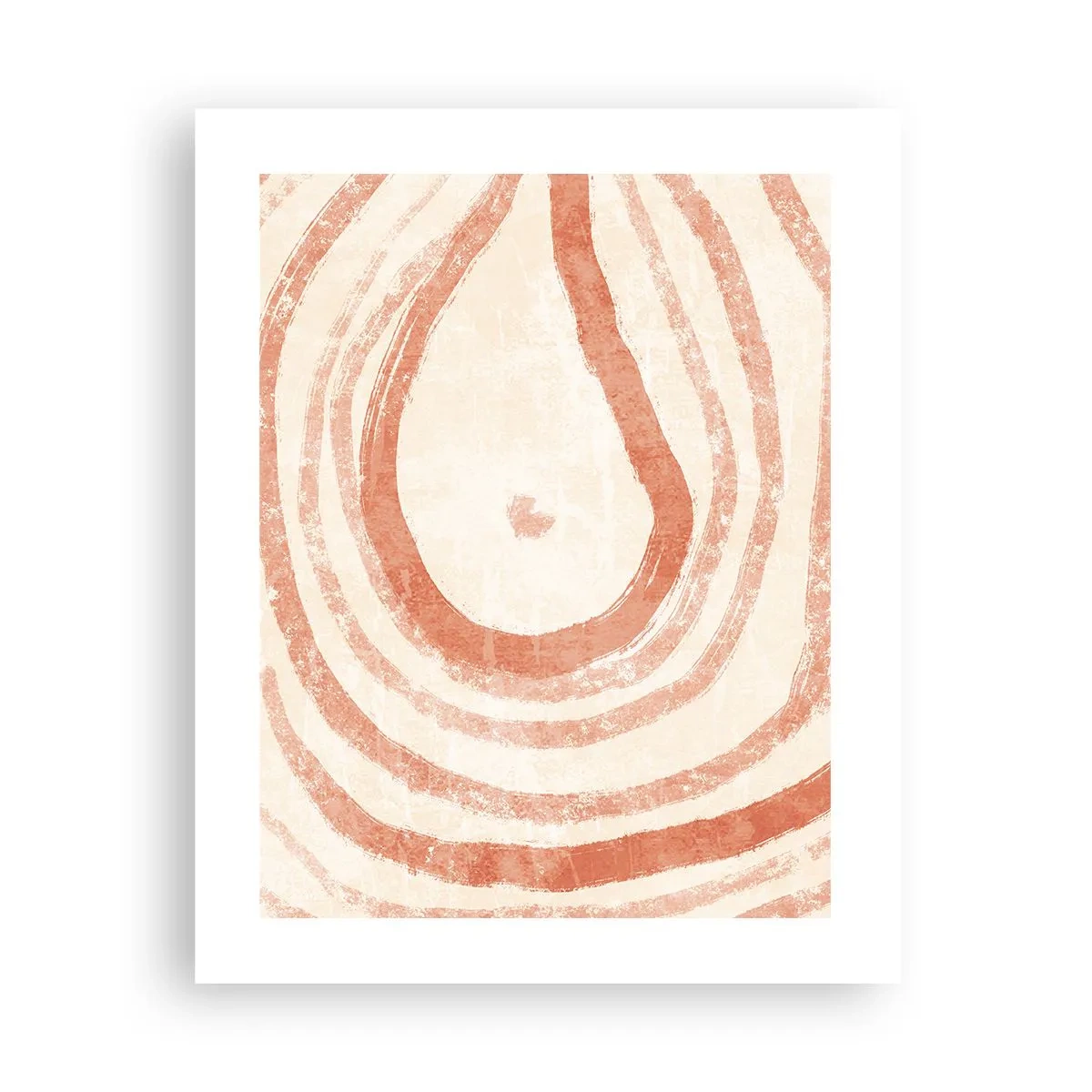 Poster - Korallenkreise – Komposition - 40x50 cm