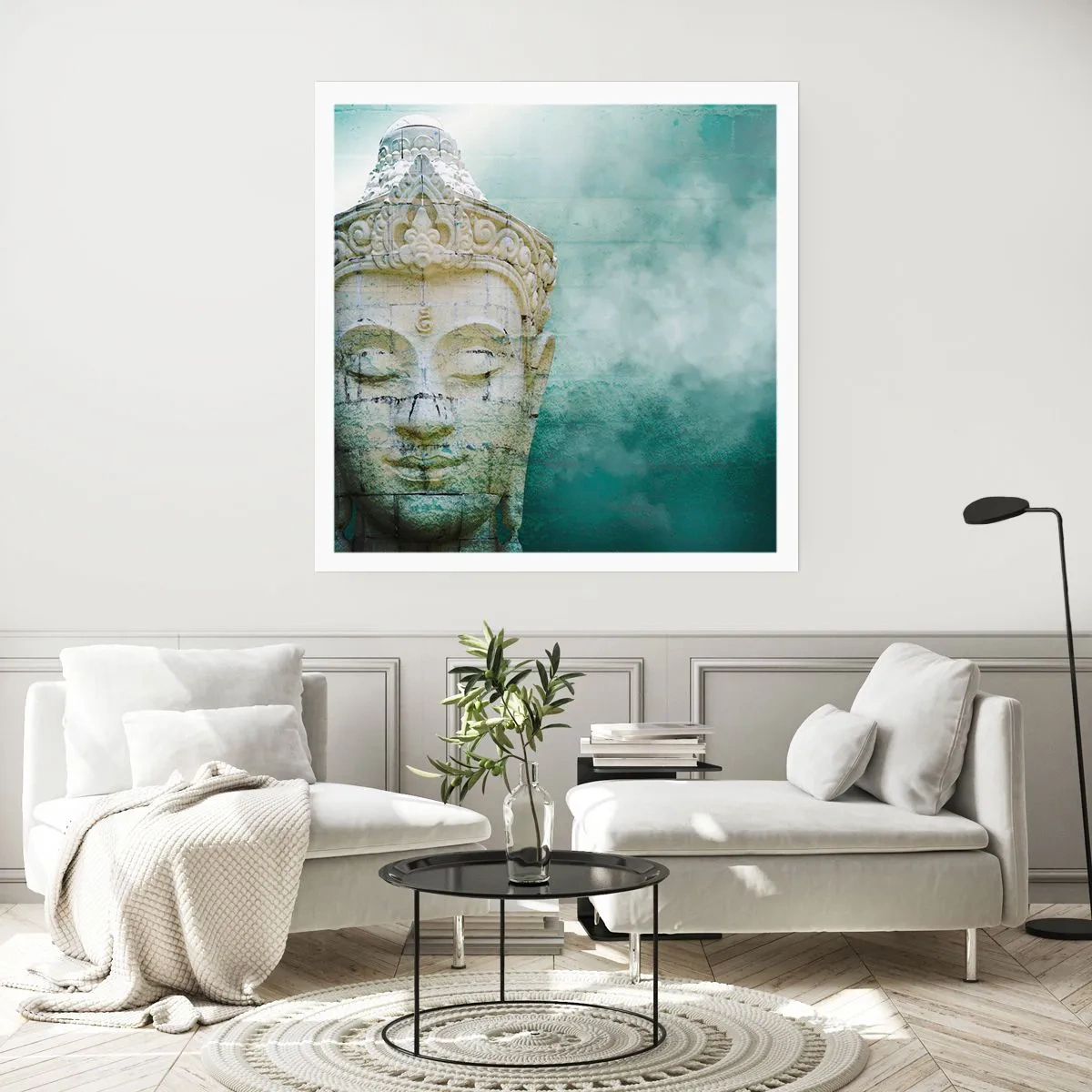 Poster - Auf der Suche nach dem Licht - 30x30 cm