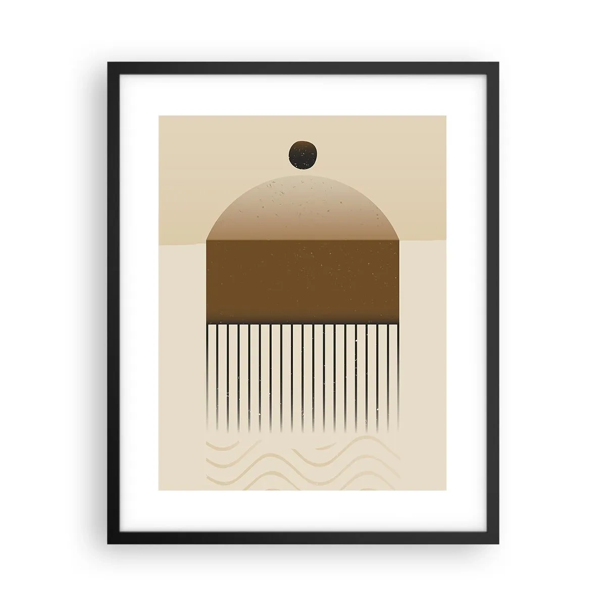 Poster in einem schwarzem Rahmen - Verschiedene Staaten - 40x50 cm