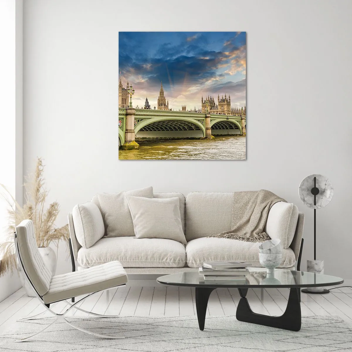 Glasbild - Bild auf glas - Im Imperium ist die Zeit stehen geblieben - 30x30 cm