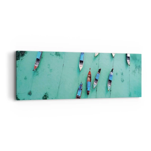 Bild auf Leinwand - Leinwandbild - In freudiger Erwartung - 90x30 cm