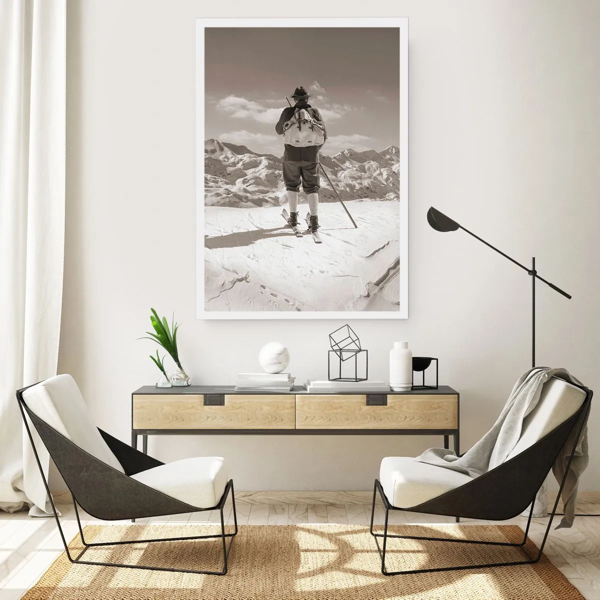 Poster - Und die Berge bleiben unverändert - 40x50 cm
