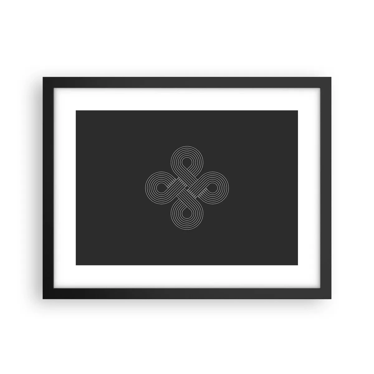 Poster in einem schwarzem Rahmen - Im keltischen Geist - 40x30 cm