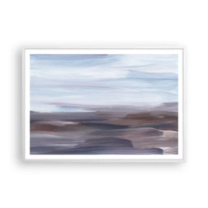 Poster in einem weißen Rahmen - Elemente: Wasser - 100x70 cm