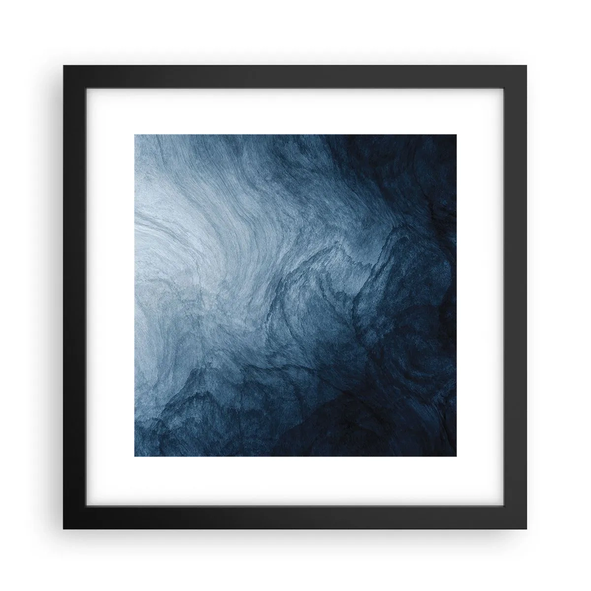 Poster in einem schwarzem Rahmen - Greifen Sie tief - 30x30 cm