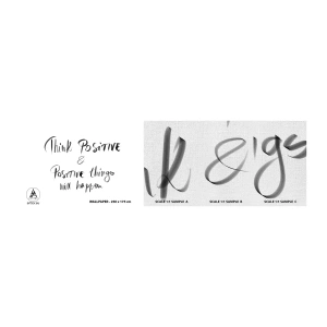 Fototapeten Muster Premium Canvas - Wie soll man leben? - Typografie, Bejahung, Maxime - 100x30 cm