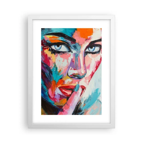 Poster in einem weißen Rahmen - Unser erstes Geheimnis - 30x40 cm