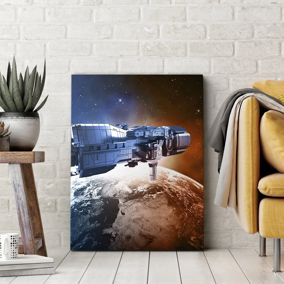 Bild auf Leinwand - Leinwandbild - Ein aufmerksamer Beobachter - 45x80 cm