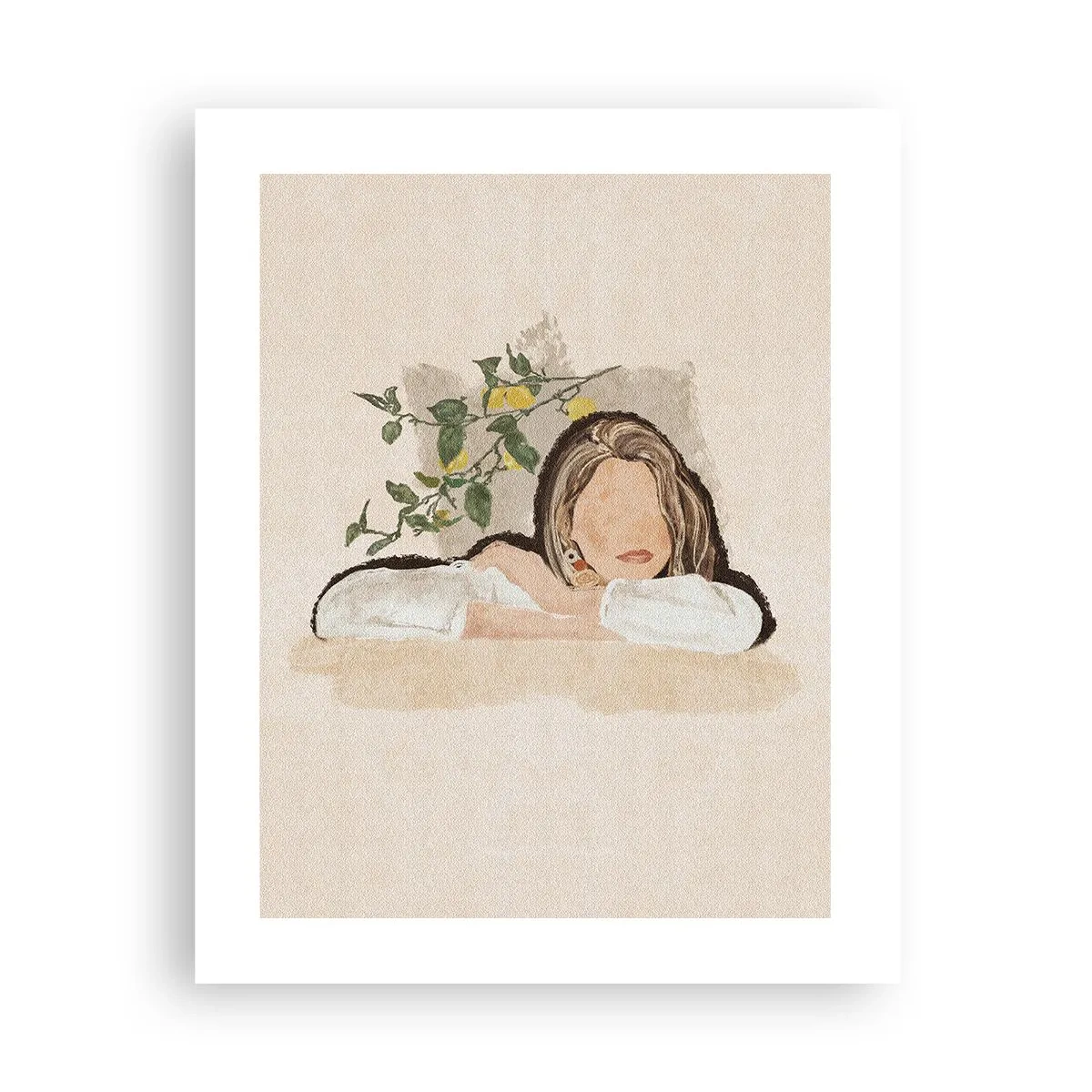 Poster - Südländische Schönheit - 40x50 cm