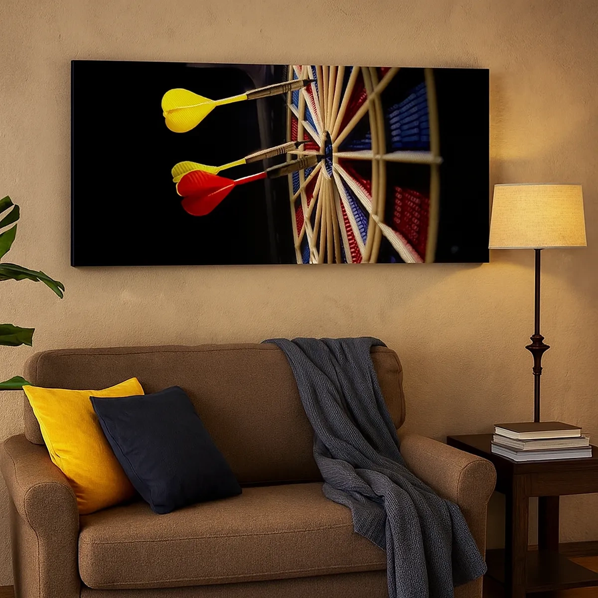 Bild auf Leinwand - Leinwandbild - Auf den Punkt gebracht - 30x30 cm