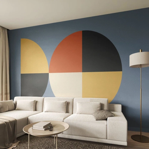 Fototapete Premium Canvas - Beobachte und zähle - Abstraktion, Grafik, Moderne Kunst - 500x350 cm