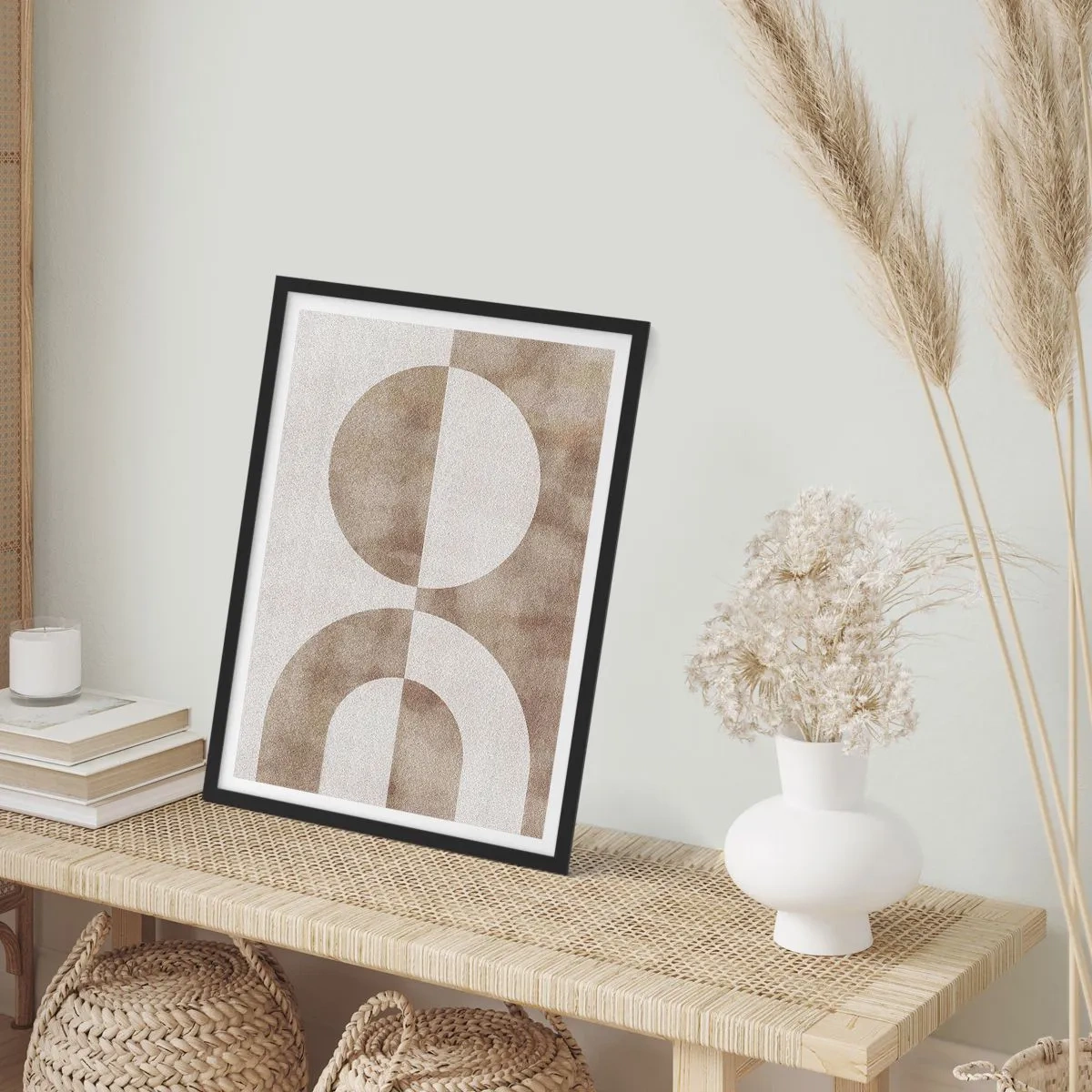 Poster in einem schwarzem Rahmen - Ähnlichkeiten und Unterschiede - 30x40 cm