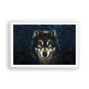 Poster in einem weißen Rahmen - Alpha? Und Omega - 91x61 cm