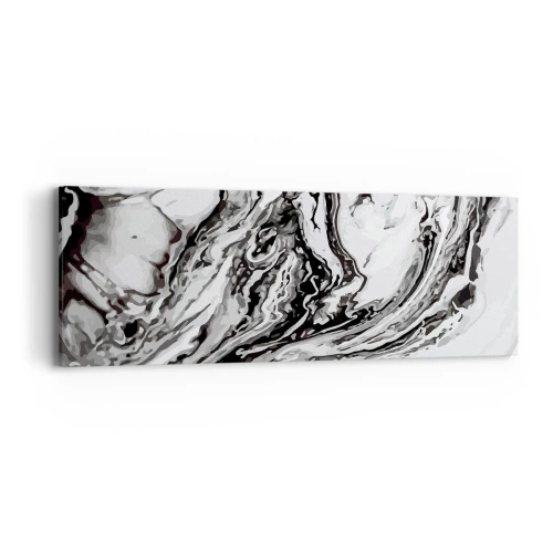 Bild auf Leinwand - Leinwandbild - Am Anfang war Chaos - 90x30 cm