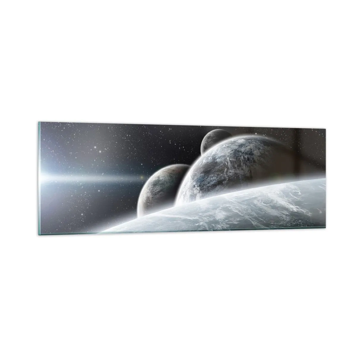 Glasbild - Bild auf glas - Kosmische Musik der Sphären - 90x30 cm
