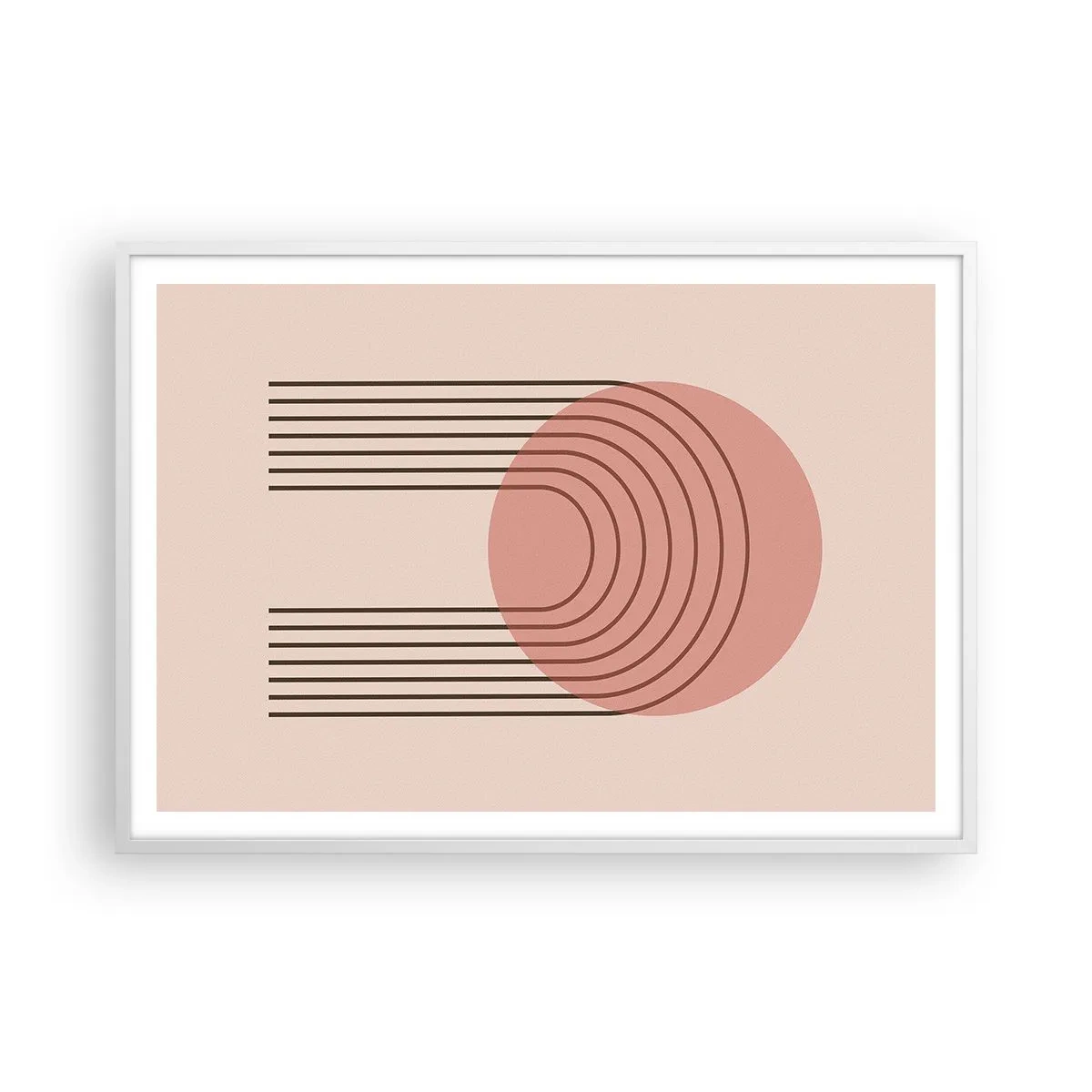 Poster in einem weißen Rahmen - Unwiderstehliche Anziehungskraft - 100x70 cm