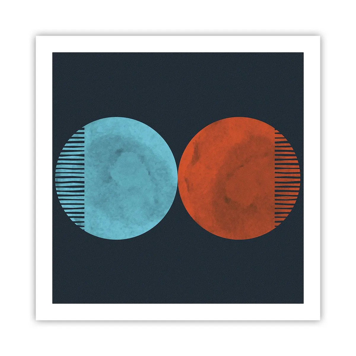 Poster - Nur Geometrie? - 60x60 cm