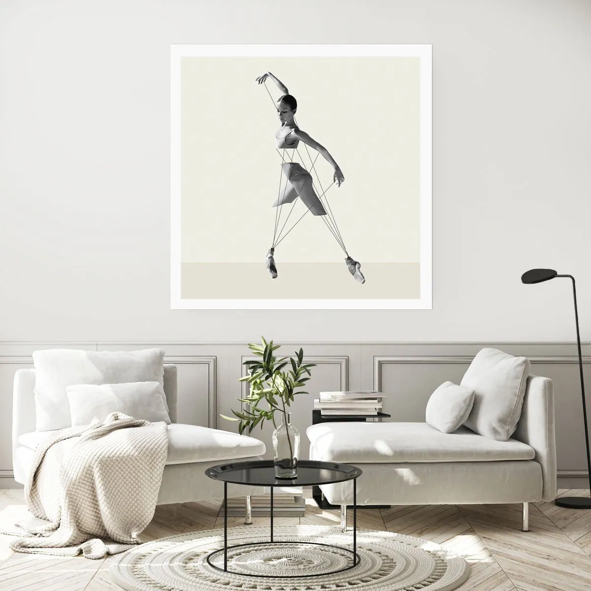 Poster - Im Theater der Welt - 50x50 cm