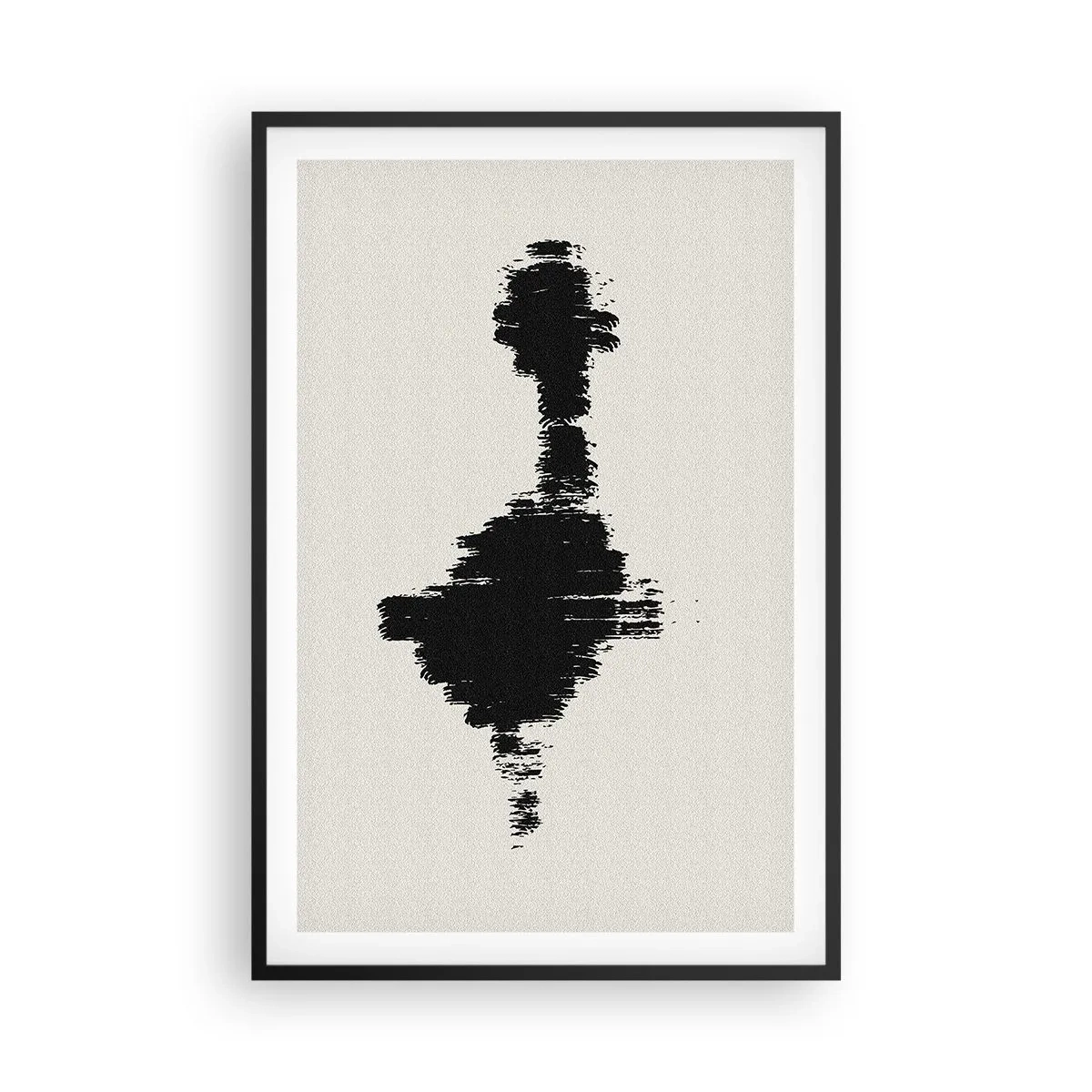 Poster in einem schwarzem Rahmen - Schwingungen der Fantasie - 61x91 cm