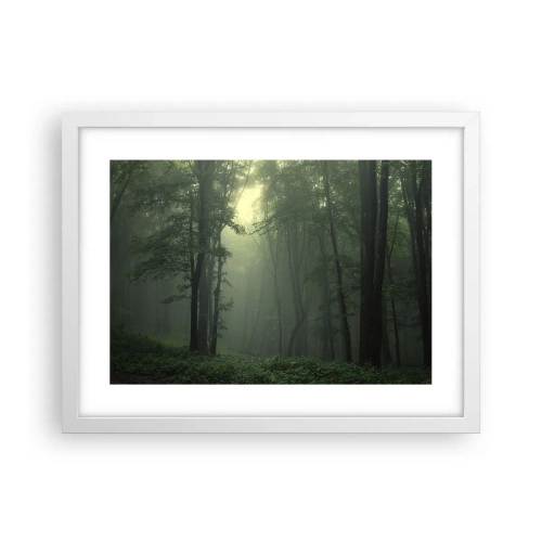 Poster in einem weißen Rahmen - Bevor er aufwacht - 40x30 cm