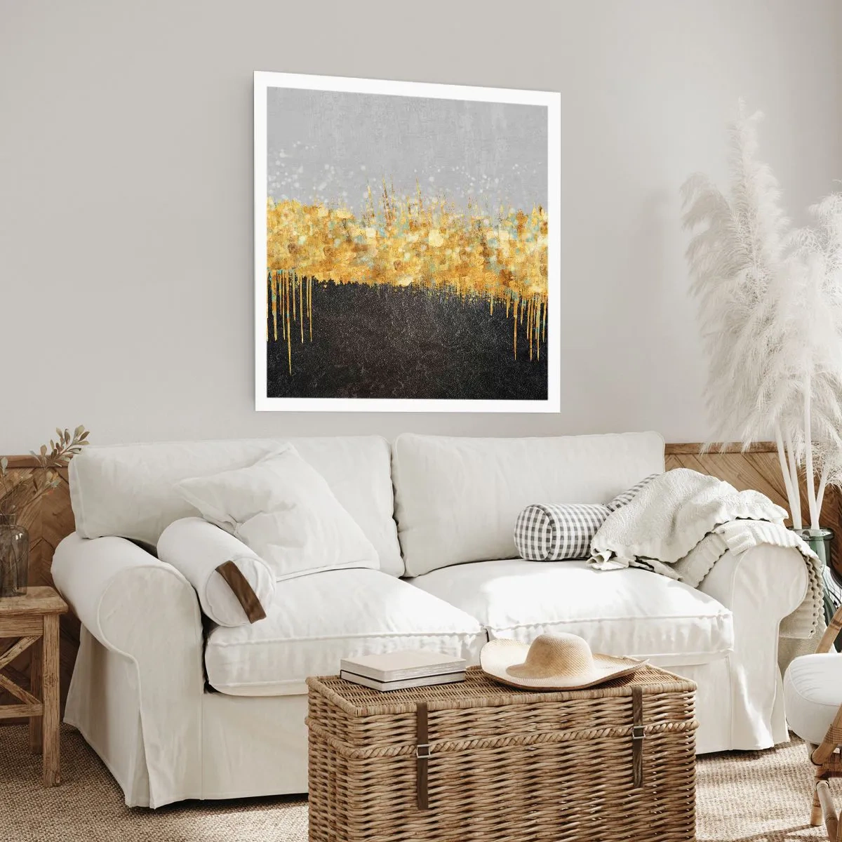 Poster - Nach innen und nach oben - 60x60 cm