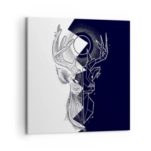 Bild auf Leinwand - Leinwandbild - Der Kampf und die Einheit der Gegensätze - 50x50 cm