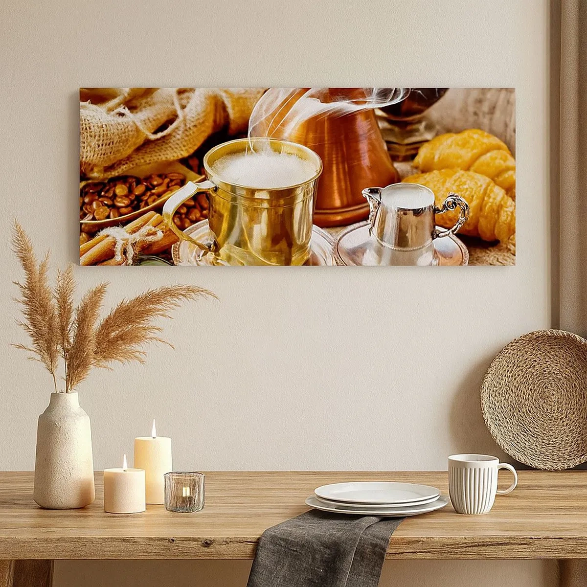 Bild auf Leinwand - Leinwandbild - Schönen Tag noch! - 100x40 cm