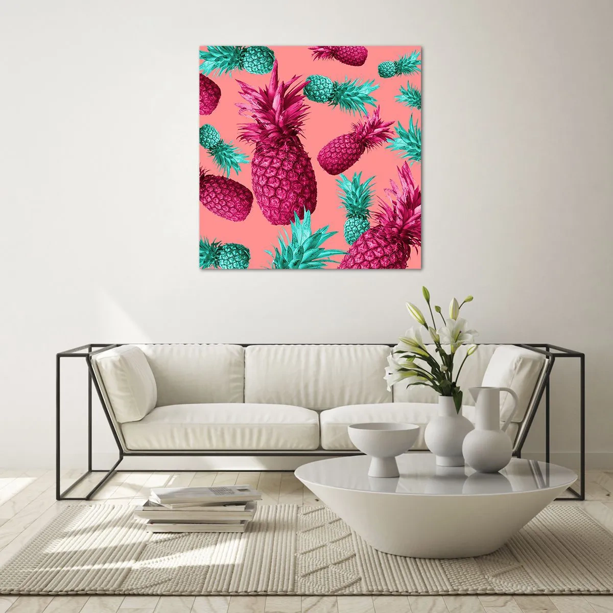 Glasbild - Bild auf glas - Freiheit ist süß - 70x70 cm