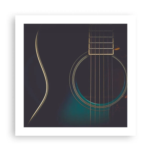 Poster - Einen Moment bevor es ertönt - 50x50 cm