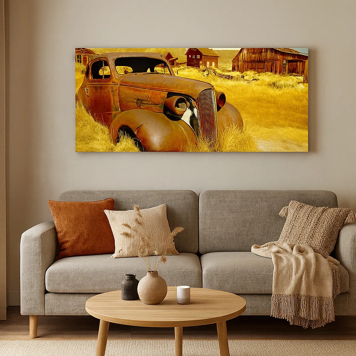 Bild auf Leinwand - Leinwandbild - Eine wohlverdiente Ruhe - 30x30 cm