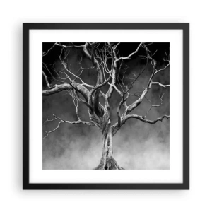 Poster in einem schwarzem Rahmen - Ursprünglich und heilig - 40x40 cm