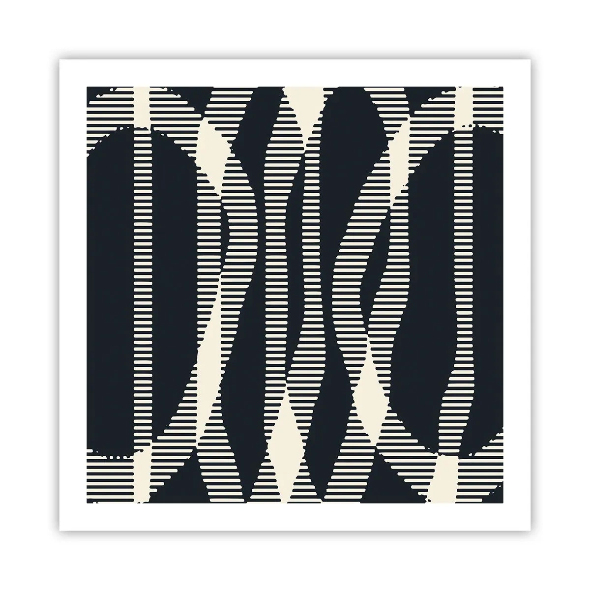 Poster - Ein Versuch, die Dunkelheit zu durchbrechen - 60x60 cm