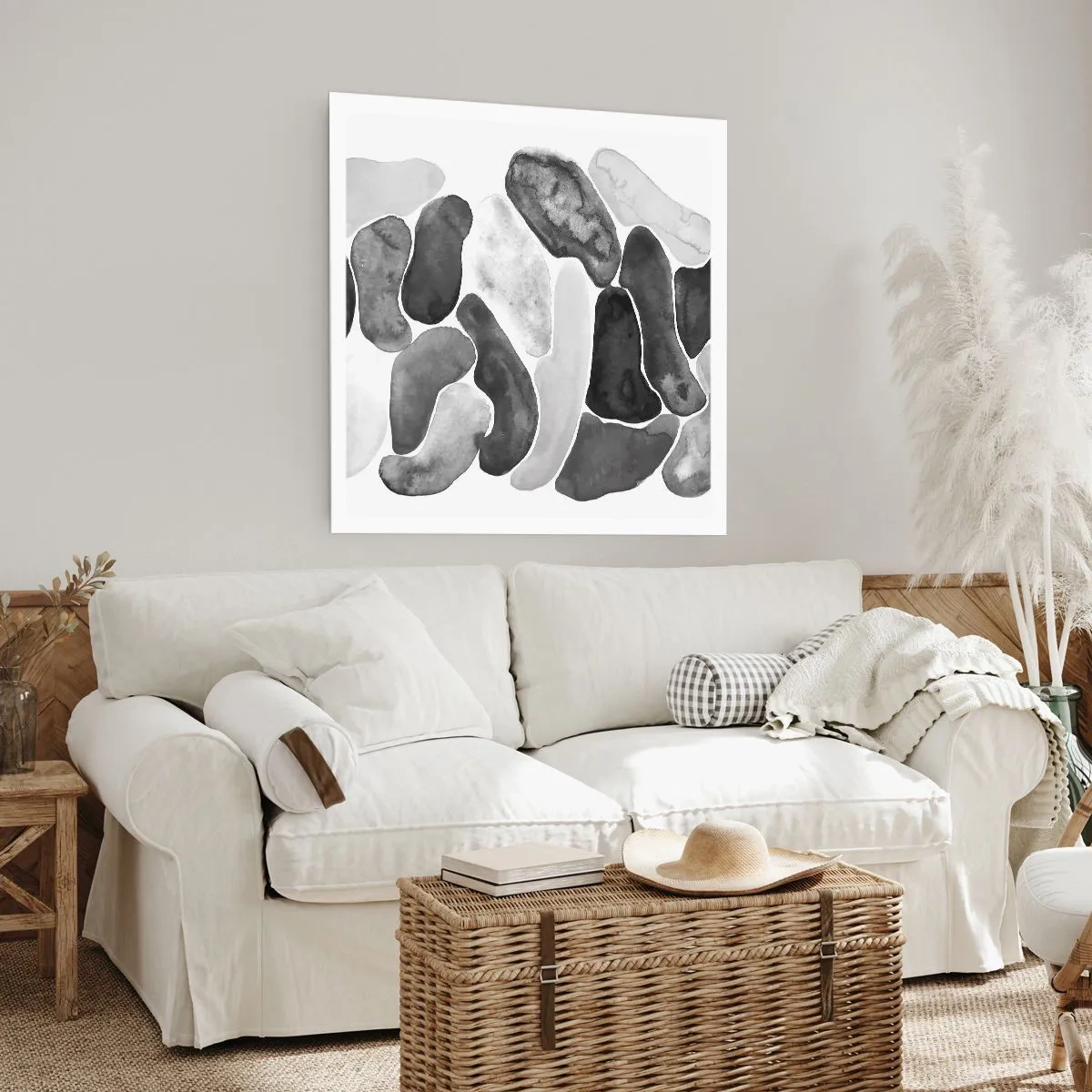 Poster - Felsige Abstraktion - 60x60 cm