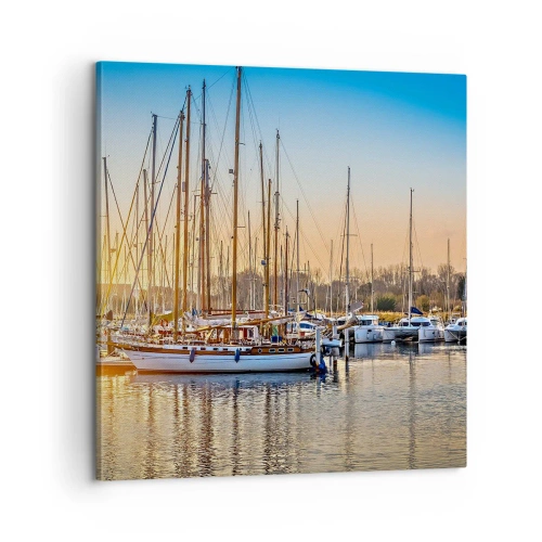 Bild auf Leinwand - Leinwandbild - Der Wind muss auch schlafen - 60x60 cm