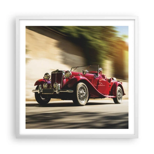 Poster in einem weißen Rahmen - Schöner als Nike von Samothrake - 60x60 cm