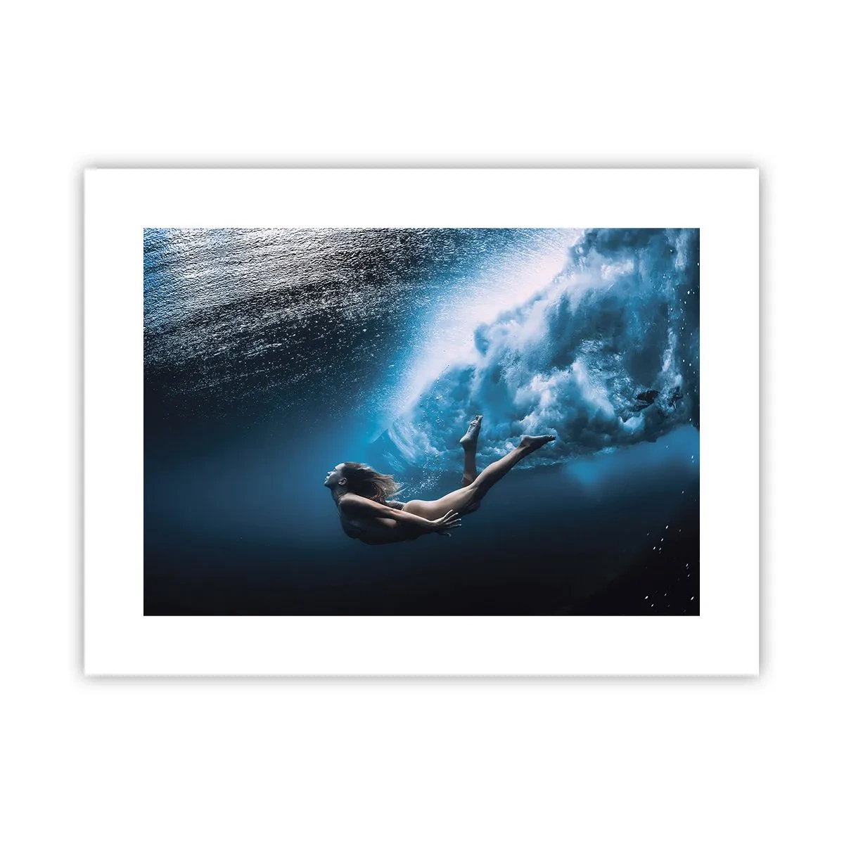 Poster - Moderne Meerjungfrau - 40x30 cm
